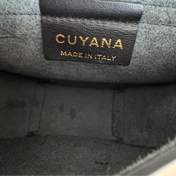 CUYANA Mini Saddle Bag Black Crossbody Leather - Picture 7 of 12
